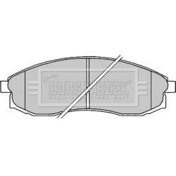 Brake Pad Set BORG & BECK BBP2165 OE Ref MR527550