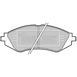 Brake Pad Set BORG & BECK BBP2171 OE Ref 96952179