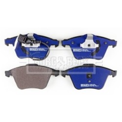 Brake Pad Set BORG & BECK BBP2177 OE Ref 8J0 698 151 F BORG & BECK