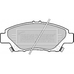 Brake Pad Set BORG & BECK BBP2207 OE Ref 45022SNCE00