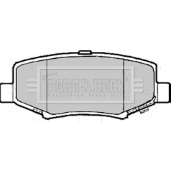Brake Pad Set BORG & BECK BBP2208 OE Ref 68003776AA