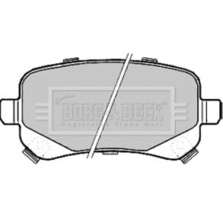 Brake Pad Set BORG & BECK BBP2209 OE Ref 68029887AB