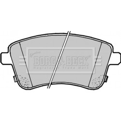 Brake Pad Set BORG & BECK BBP2233 OE Ref 581011PA00