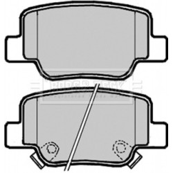 Brake Pad Set BORG & BECK BBP2241 OE Ref 04466YZZE7