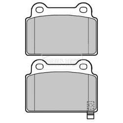 Brake Pad Set BORG & BECK BBP2257 OE Ref 4605A695