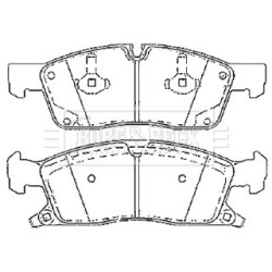Brake Pad Set BORG & BECK BBP2272 OE Ref 68052370AA