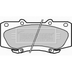 Brake Pad Set BORG & BECK BBP2286 OE Ref 04465-0K260