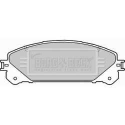 Brake Pad Set BORG & BECK BBP2289 OE Ref 04465-0E010