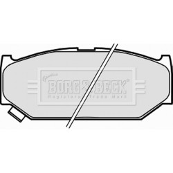 Brake Pad Set BORG & BECK BBP2311 OE Ref 5581057K01