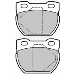Brake Pad Set BORG & BECK BBP2321 OE Ref SFP000250