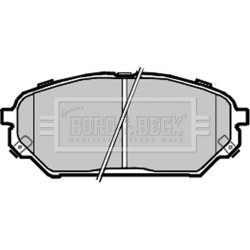 Brake Pad Set BORG & BECK BBP2333 OE Ref 581013JA01