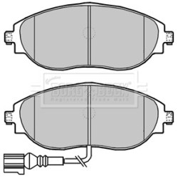 Brake Pad Set BORG & BECK BBP2339 OE Ref 3C0 698 151 F