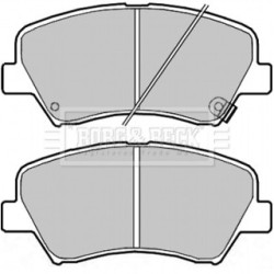 Brake Pad Set BORG & BECK BBP2340 OE Ref 581012VA50