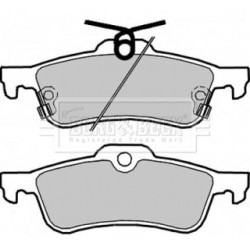 Brake Pad Set BORG & BECK BBP2361 OE Ref 43022TV0E01