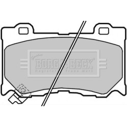 Brake Pad Set BORG & BECK BBP2363 OE Ref D1060JL00E