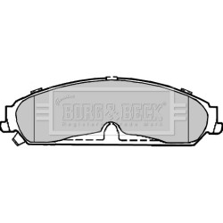 Brake Pad Set BORG & BECK BBP2369 OE Ref 68185434AA