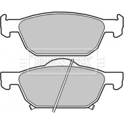 Brake Pad Set BORG & BECK BBP2413 OE Ref 45022-TV0-E01