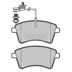 Brake Pad Set BORG & BECK BBP2420 OE Ref 410605649R