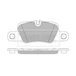 Brake Pad Set BORG & BECK BBP2427 OE Ref 970 352 949 04 BORG & BECK