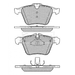 Brake Pad Set BORG & BECK BBP2444 OE Ref C2D31788