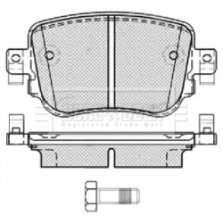 Brake Pad Set BORG & BECK BBP2448 OE Ref 2K5 698 451A