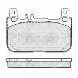 Brake Pad Set BORG & BECK BBP2461 OE Ref 007 420 98 20