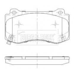 Brake Pad Set BORG & BECK BBP2474 OE Ref 05174311 AB