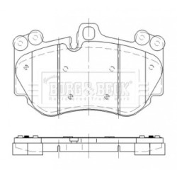 Brake Pad Set BORG & BECK BBP2476 OE Ref 955 351 939 51