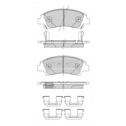 Brake Pad Set BORG & BECK BBP2484 OE Ref 58101 B9A70 BORG & BECK