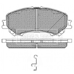 Brake Pad Set BORG & BECK BBP2487 OE Ref D10604BA0A BORG & BECK