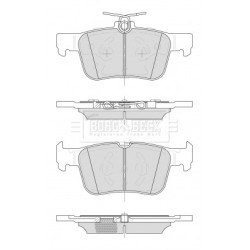 Brake Pad Set BORG & BECK BBP2505 OE Ref 2110582 BORG & BECK