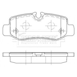 Brake Pad Set BORG & BECK BBP2508 OE Ref 447 420 03 20 BORG & BECK