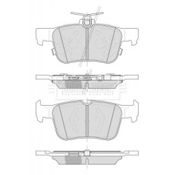 Brake Pad Set BORG & BECK BBP2509 OE Ref 2110582 BORG & BECK