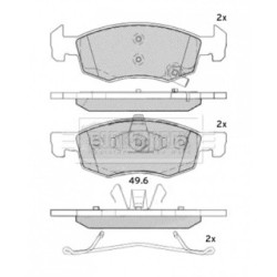 Brake Pad Set BORG & BECK BBP2540 OE Ref 95517028 BORG & BECK