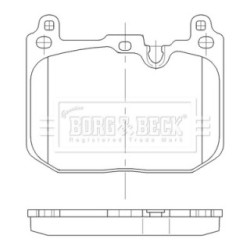 Brake Pad Set BORG & BECK BBP2562 OE Ref 34 10 6 884 224