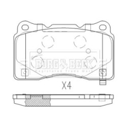 Brake Pad Set BORG & BECK BBP2612 OE Ref BRF1436 BORG & BECK