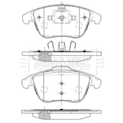 Brake Pad Set BORG & BECK BBP2614 OE Ref LR027309 BORG & BECK