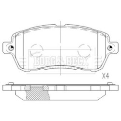 Brake Pad Set BORG & BECK BBP2646 OE Ref 2017679