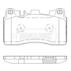 Brake Pad Set BORG & BECK BBP2653 OE Ref 006 420 08 20