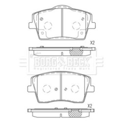 Brake Pad Set BORG & BECK BBP2806 OE Ref 31471408