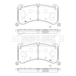 Brake Pad Set BORG & BECK BBP2877 OE Ref 4KE 698 151G BORG & BECK