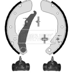 Brake Shoe Set BORG & BECK BBS1025K OE Ref OPELKFS023
