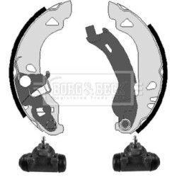 Brake Shoe Set BORG & BECK BBS1028K