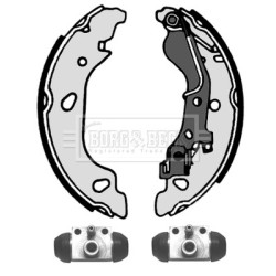Brake Shoe Set BORG & BECK BBS1078K OE Ref 71740711