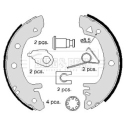 Brake Shoe Set BORG & BECK BBS6097 OE Ref 5021303