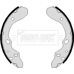 Brake Shoe Set BORG & BECK BBS6112 OE Ref BC1D26310A