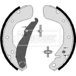 Brake Shoe Set BORG & BECK BBS6222 OE Ref 1605056