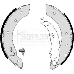 Brake Shoe Set BORG & BECK BBS6233 OE Ref 7701203983