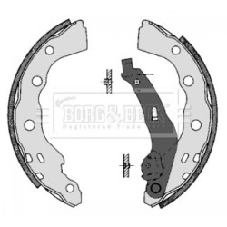 Brake Shoe Set BORG & BECK BBS6282 OE Ref MR249797