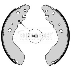 Brake Shoe Set BORG & BECK BBS6338 OE Ref 5320077811